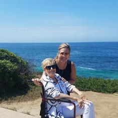 La Jolla Beach Day 9/16/19 - The last time I took Mama to the beach.  Oh how we savored the moments!