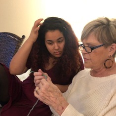 Knitting lessons with Grammy - Fairfield, CA - 2018