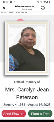 carolyn jean peterson