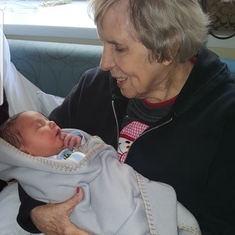 her first great great grandson Damen