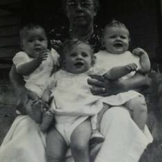 The 3 Great Grand daughters of Lula Jencks-Howe
Carolyn is on the left.
Kay Jean is in the middle 
Diana is on the right