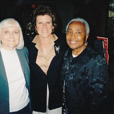 Robin Harris (of U of L), me and Rita. Taken at a party Rita hosted the night Barack Obama won the presidency in 2008.