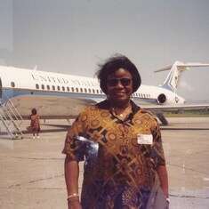 Congresswoman Meek returning from a Congressional Delegation to Haiti
