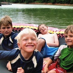 We reunited in 2007 at Betty’s lake house in SC. My two boys bonded instantly with hers.