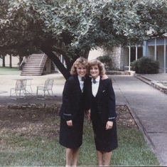 American Airlines flight attendant graduation 1985