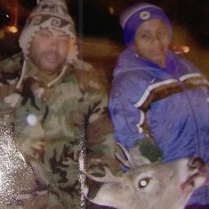 He took his son Payton hunting this day and he had some funny stories when they came home...lol