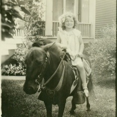 Mom on Pony
