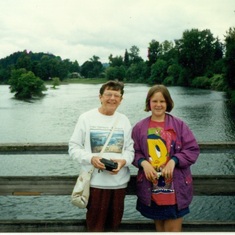 With Sharon in Oregon