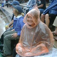 Seeing Blue's Traveler on July 4th at Red Rocks in the pouring rain - my mom was a trooper!!!