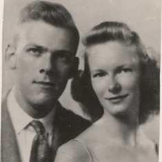 Kit and Hank, engaged, 1941