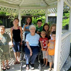 Grandma with Grandkids Summer 2012