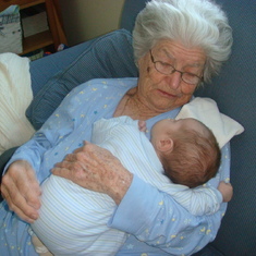 Grandma with  Carter (December 2007)
