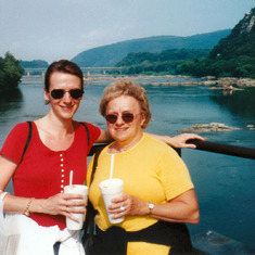 Catherine and Barbara, July 2001