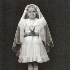 Catherine, First Communion, ca. 1950