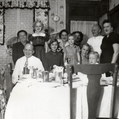 Family gathering in Highlandtown, ca. 1950