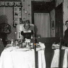 In the Guttenberger kitchen, Highlandtown, ca. 1950