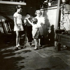Diane, Catherine, and Barbara, August 1950