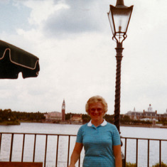 At Epcot, 1984