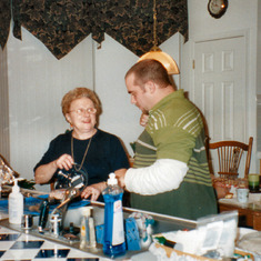 Catherine and Michael, Thanksgiving 2001