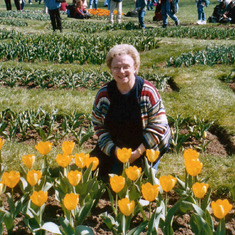 Catherine on the Mall, D.C., April 2003