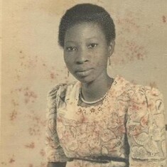 Mum in her early days 