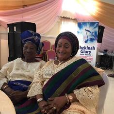 Mum & Olawunmi at a function