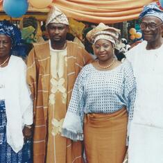 Mum & Dad at Abimbola's Engagement 2003