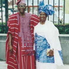 Dad & Mum at Abimbola's Wedding 2003