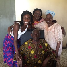 Grandparents, daughter and granddaughter