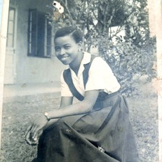Mummy as a student in Holy Rosary College (HRC), Enugu, Nigeria.