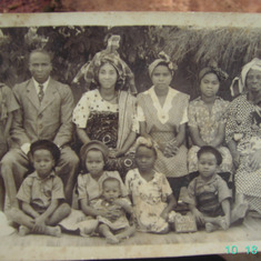 Mummy Catherine with her family circa 1951 (second from the left on the floor)