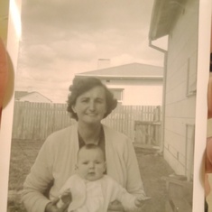 Mum as a young girl with nana