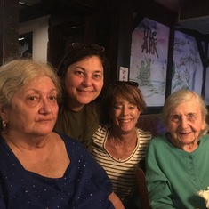 Joan, Marianne, Carol and mom