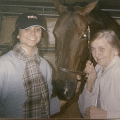 Emily and mom Harrisburg Horse Show