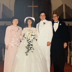 Joe and Carol Wedding May 1988