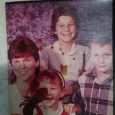 Mom, me, Bowe, and Jamie