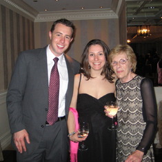 Cathy with Julie and Chad at Jessica's Sweet 16.