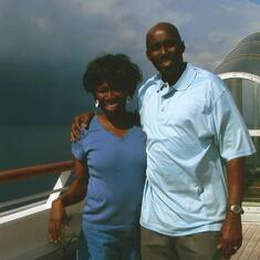 Cecelia and Claude on cruise in 2012
