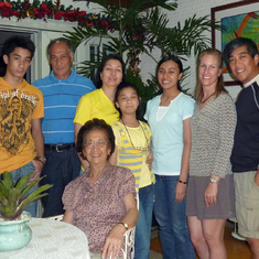 2009 xmas visit to Manila (l-r) Kiko,Alex,Marilou, Arriane,Angelique,Karla and Alvin