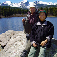 Hiking Rocky Mtn Natl Park with Joyce (Karla's mom) 2007
