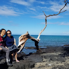 2019 Anaehoomalu Bay with Vicky