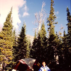 Enjoying Camping at Glacier Natl Park 1995