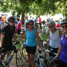 First bike event- Iron Mountain 50 miler. Hottest day on record. Celia smashed us all on the many climbs