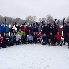 A brilliant Outdoor Fitness snow session