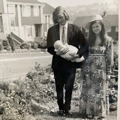 Cecilia and William, godparents to John Smith in Barnstaple 11/07/1971 (50 years ago!)