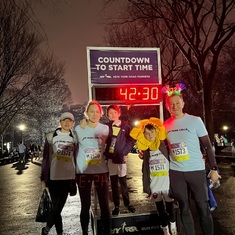 We saw the new year in with a midnight run around Central Park, New York! 