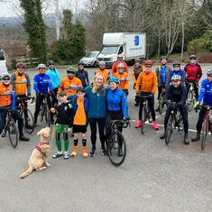 Whitchurch Cycling Club had a memorial ride this weekend for you 