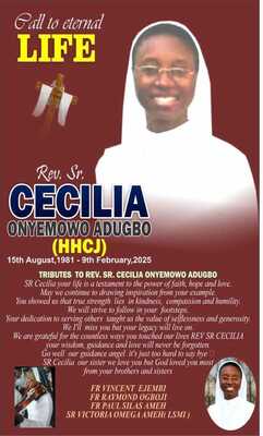 Rev. Sister Cecilia Onyemowo Adugbo