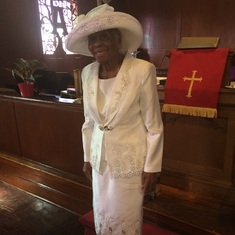 Granny at church.