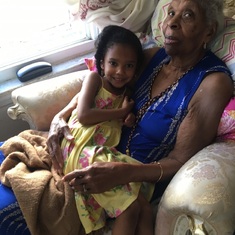 Granny and great granddaughter Nash, Matthew’s eldest daughter.